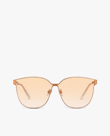  MUJOSH - Kính mát unisex gọng vuông bo tròn hiện đại 