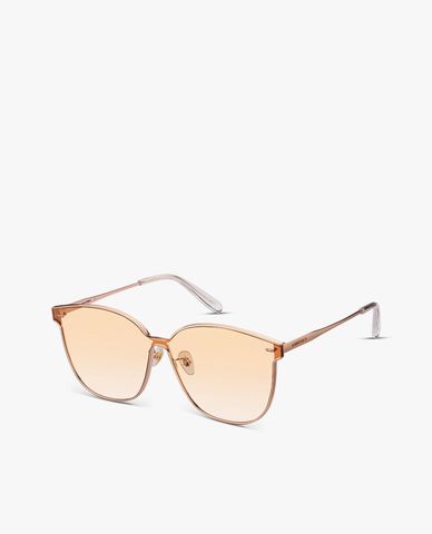  MUJOSH - Kính mát unisex gọng vuông bo tròn hiện đại 
