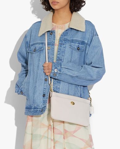  COACH - Túi đeo chéo nữ chữ nhật Polly 