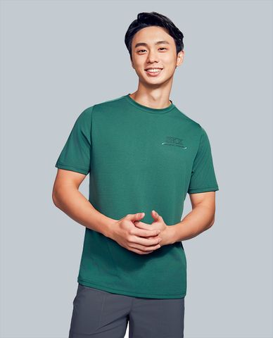  SKECHERS - Áo thun thể thao nam cổ tròn tay ngắn Performance 