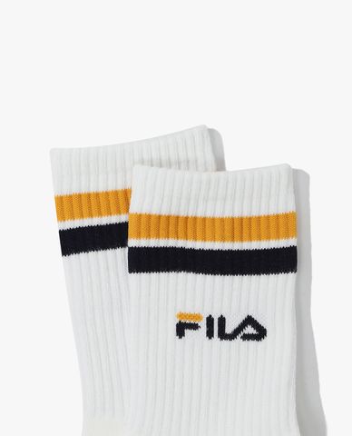 FILA - Vớ cổ cao unisex kẻ sọc thời trang 