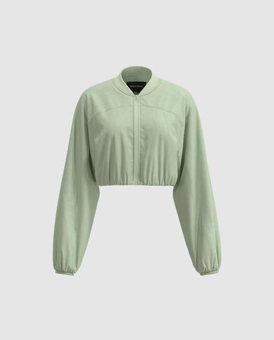  URBAN REVIVO - Áo khoác croptop nữ Light Weight UV Resistant 