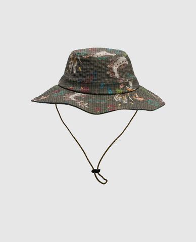  URBAN REVIVO - Nón bucket nam phối dây họa tiết độc đáo 