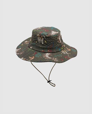  URBAN REVIVO - Nón bucket nam phối dây họa tiết độc đáo 