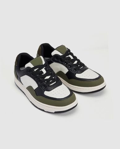  URBAN REVIVO - Giày sneakers nam cổ thấp năng động 