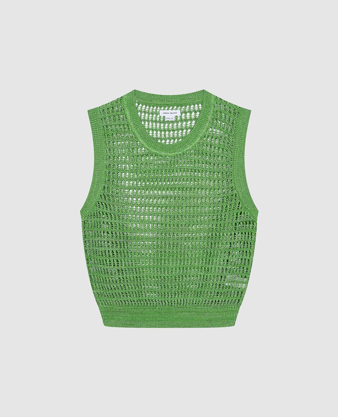 URBAN REVIVO - Áo dệt kim nam sát nách cá tính