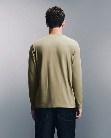  URBAN REVIVO - Áo thun nam cổ tròn thanh lịch 