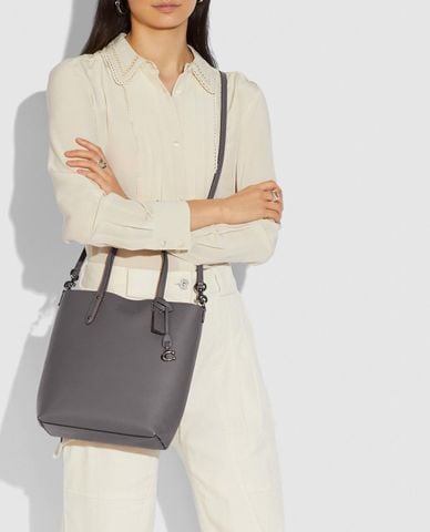  COACH -  Túi đeo vai phom vuông Central Shopper 