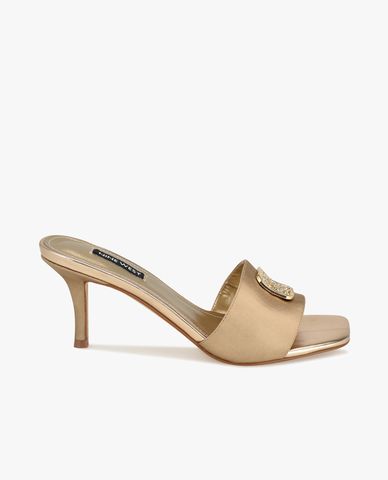  NINE WEST - Giày mules cao gót nữ quai ngang hở mũi Donly 
