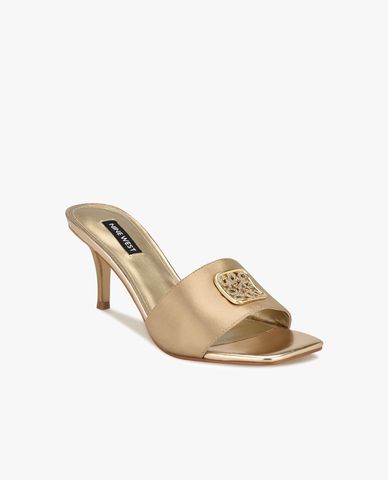  NINE WEST - Giày mules cao gót nữ quai ngang hở mũi Donly 