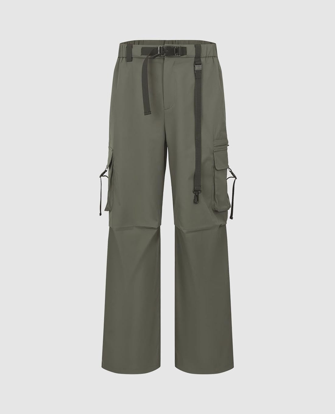 URBAN REVIVO - Quần nam ống rộng phối túi hộp