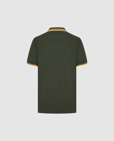  URBAN REVIVO - Áo polo nam cổ bẻ tay ngắn thời thượng 