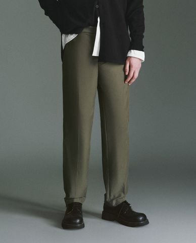  URBAN REVIVO - Quần nam ống đứng hiện đại 