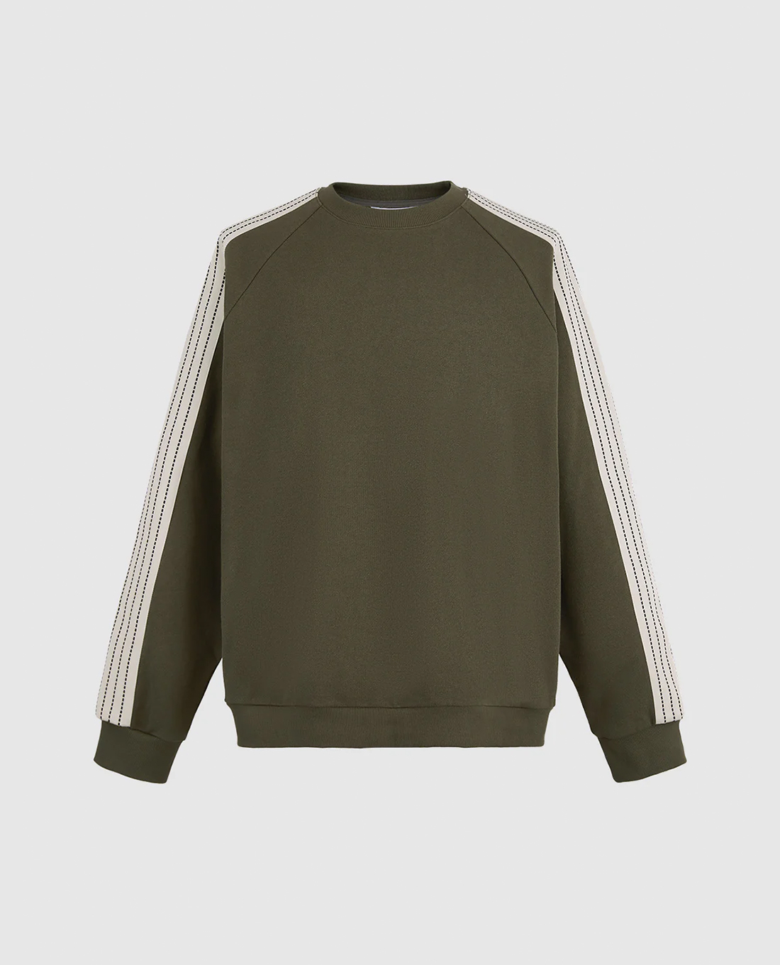 URBAN REVIVO - Áo sweatshirt nam cổ tròn tay dài Crew Neck Loose