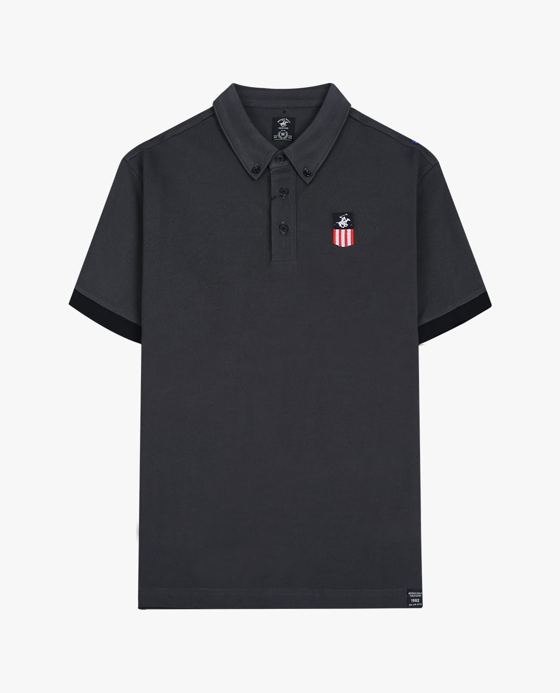 BEVERLY HILLS POLO CLUB - Áo polo nam cổ bẻ tay ngắn trẻ trung