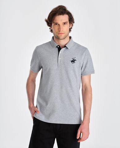  BEVERLY HILLS POLO CLUB - Áo polo nam cổ bẻ tay ngắn trẻ trung 