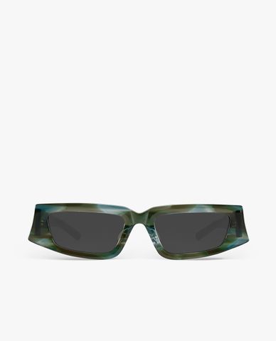  MUJOSH - Kính mát nam gọng chữ nhật bản dày cá tính 