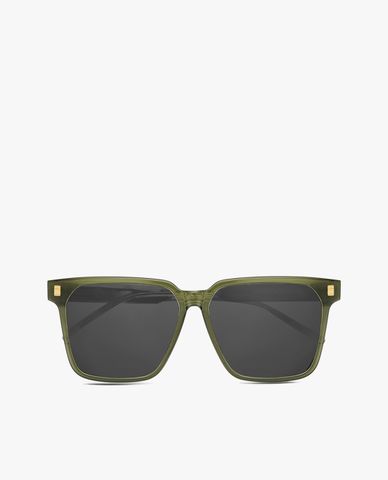  MUJOSH - Kính mát gọng vuông bản dày thời trang 