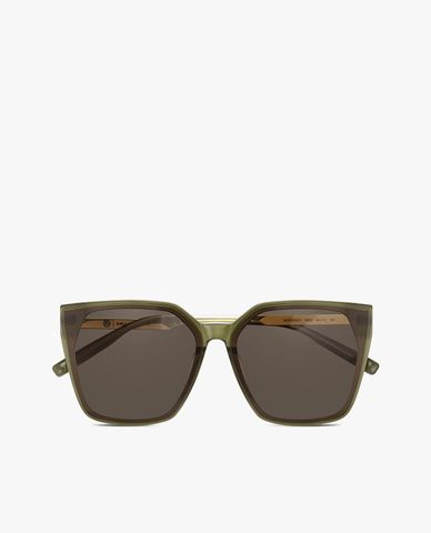  MUJOSH - Kính mát gọng đa giác bản dày thời trang 