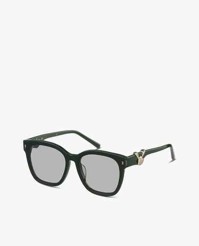  MUJOSH - Kính mát unisex gọng vuông bản dày cá tính 