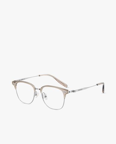  MUJOSH - Gọng kính vuông nam dáng mảnh thời trang 