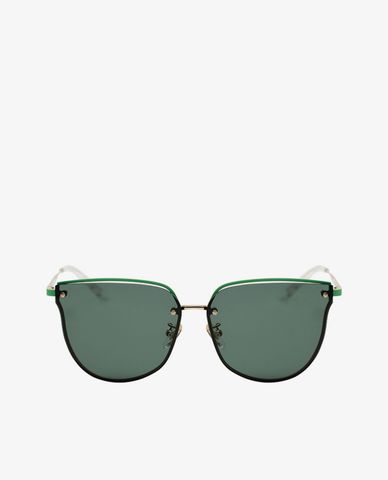  MUJOSH - Kính mát mắt mèo trong suốt 