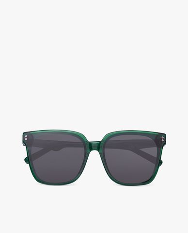  MUJOSH - Kính mát nam gọng vuông bản dày thời trang 