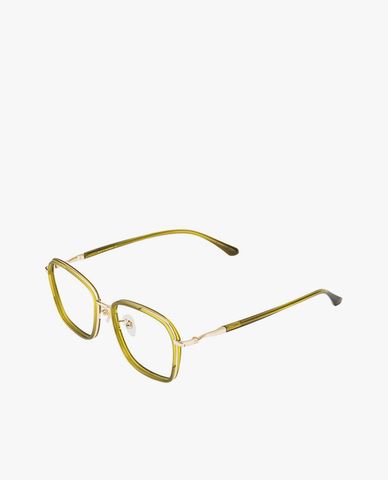  MUJOSH - Gọng kính kim loại chữ nhật thời trang 