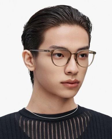  MUJOSH- Gọng kính tròn unisex bản vừa thời trang 