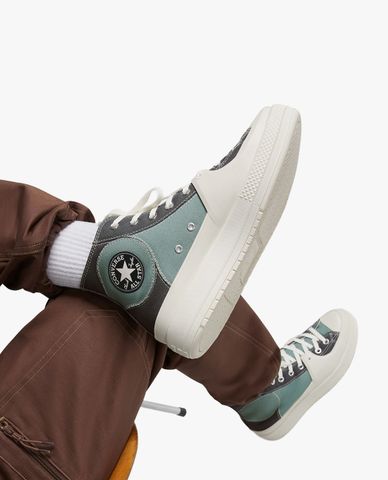  CONVERSE - Giày sneakers unisex cổ cao Chuck Taylor All Star Construct 