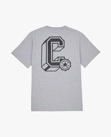  CONVERSE - Áo thun unisex cổ tròn tay ngắn C Graphic 
