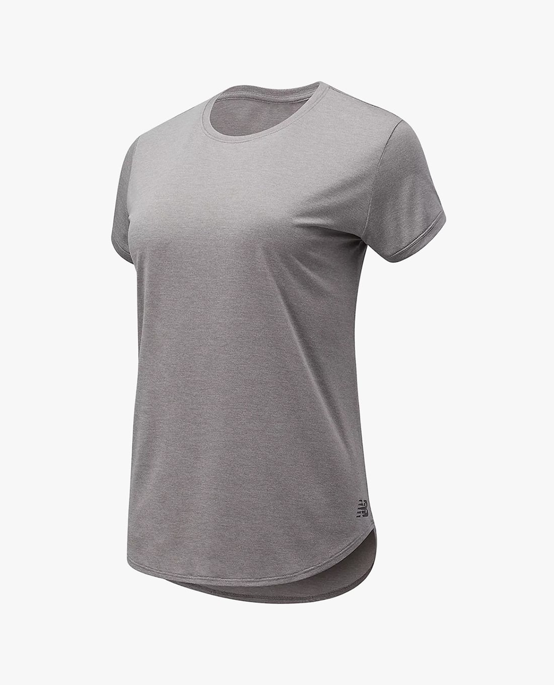 NEW BALANCE - Áo thun thể thao nữ cổ tròn tay ngắn Core Heather