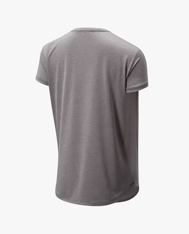  NEW BALANCE - Áo thun thể thao nữ cổ tròn tay ngắn Core Heather 
