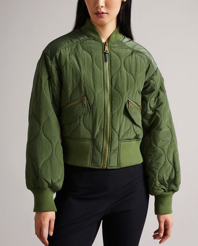 TED BAKER - Áo khoác bomber nữ dáng lửng Aelexis 