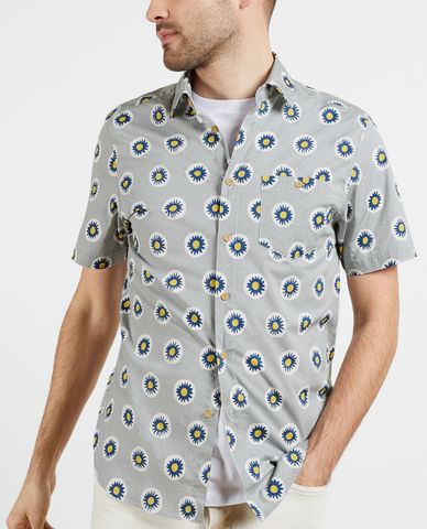  TED BAKER - Áo sơ mi nam tay ngắn Talant 