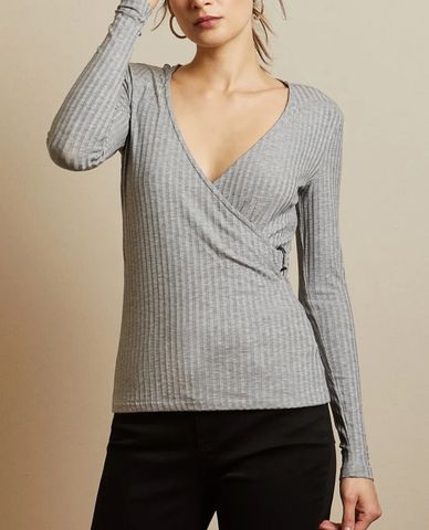  TED BAKER - Áo kiểu nữ tay dài dáng quấn Starlai 