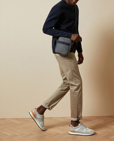  TED BAKER - Túi đeo chéo nam chữ nhật Quik 