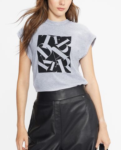  TED BAKER - Áo thun nữ ngắn tay cổ tròn Iddaa Ted Baker Letter 