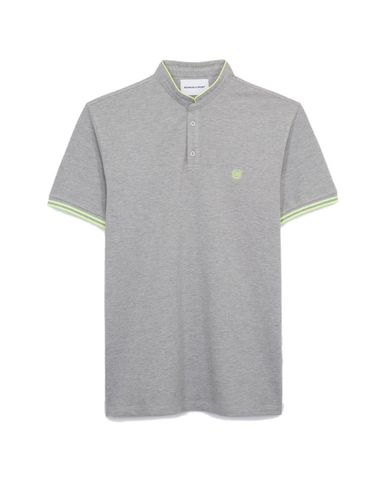  THE KOOPLES - Áo polo nam Light Gray Cotton 
