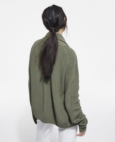  THE KOOPLES - Áo khoác cardigan nữ cổ gập tay dài thời trang 