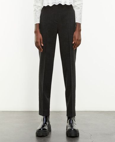  THE KOOPLES - Quần tây nữ lưng cao Creases 