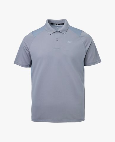  SKECHERS - Áo polo nam tay ngắn phối nút thời trang 
