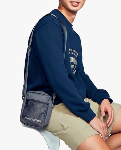  SKECHERS - Túi đeo chéo unisex phom chữ nhật 
