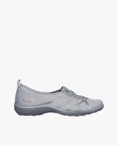  SKECHERS - Giày slip on nữ phối dây thắt Breathe Easy A Look 