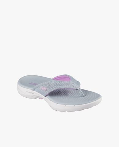  SKECHERS - Dép nữ quai kẹp mũi tròn Go Walk 