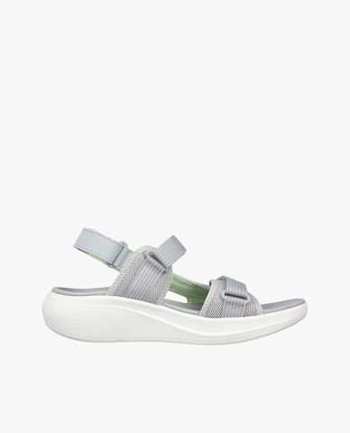  SKECHERS - Giày sandals nữ đế thấp quai ngang thời trang 