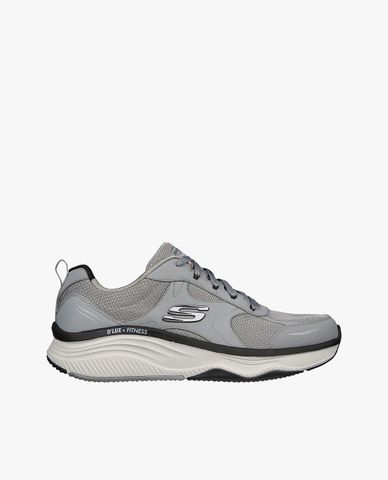  SKECHERS - Giày sneakers nam cổ thấp thắt dây DLux Fitness 