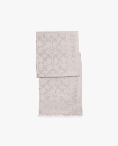  COACH - Khăn choàng nữ chữ nhật Signature Stole 