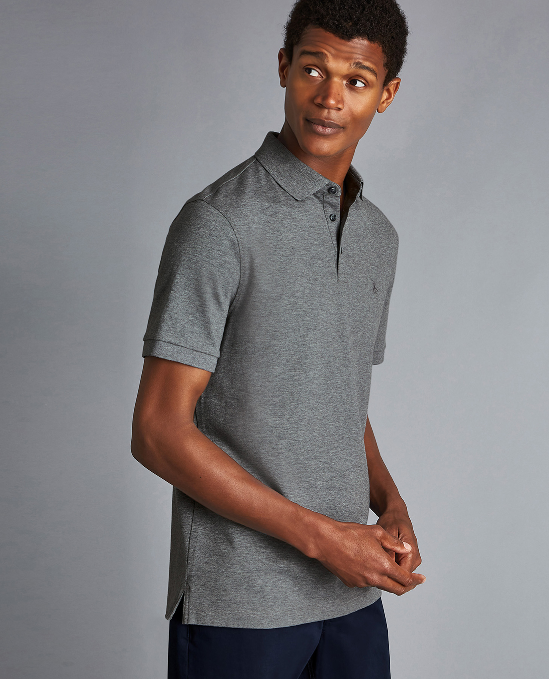 CHARLES TYRWHITT - Áo polo nam tay ngắn Tyrwhitt Pique