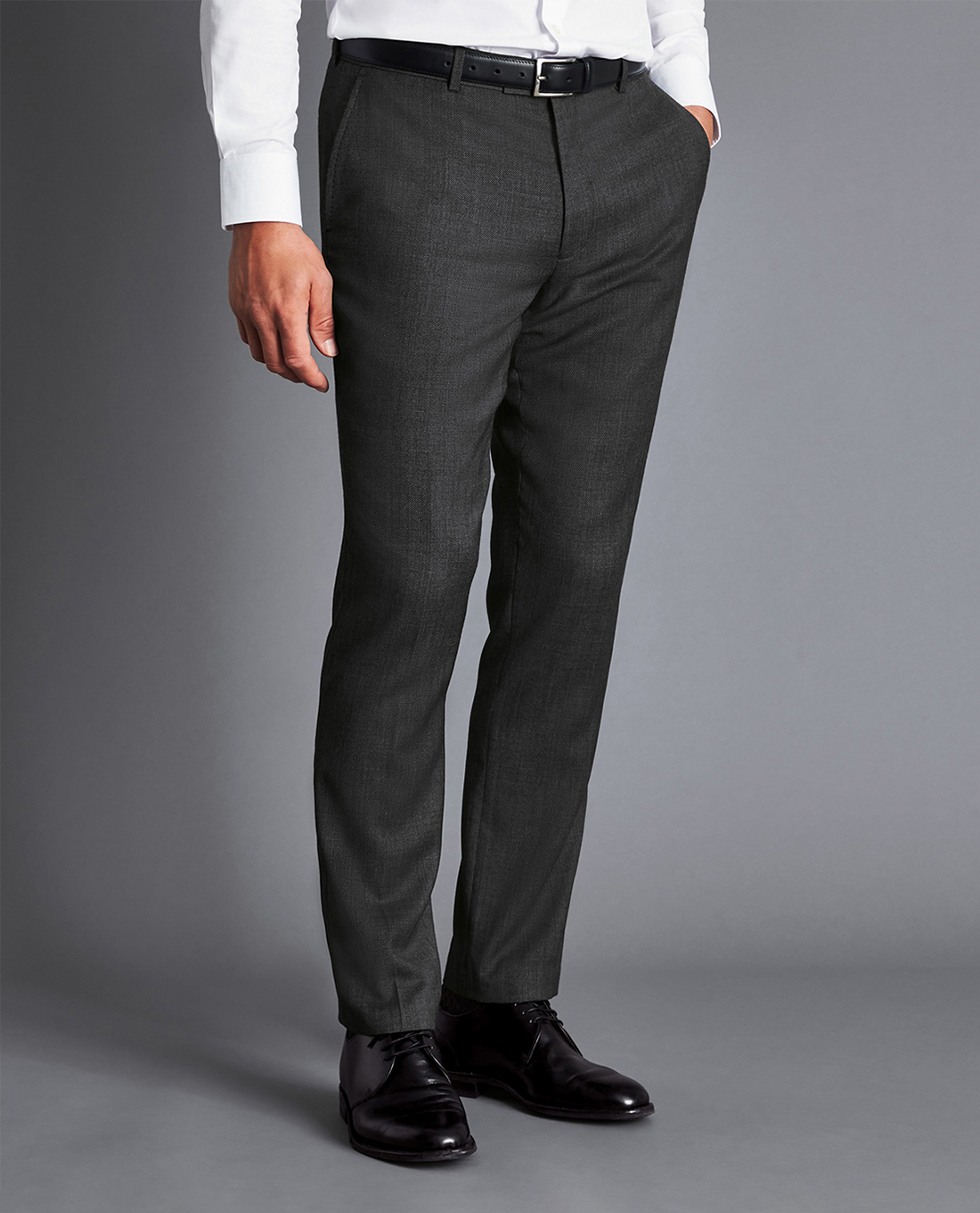 CHARLES TYRWHITT - Quần âu nam thanh lịch Ultimate Performance Birdseye